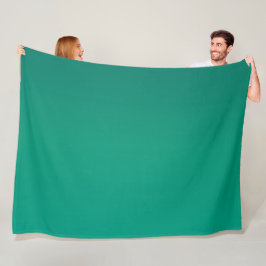 Groen verloop van gebladerte fleece deken