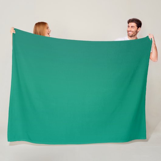 Groen verloop van gebladerte fleece deken (In situ)