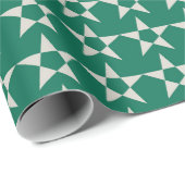 Groen verlooppapier voor patronen cadeaupapier (Rol Hoek)