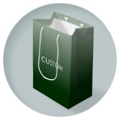 Groen Verlopend Monogram Medium Cadeauzakje