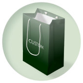 Groen Verlopend Monogram Medium Cadeauzakje
