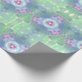 Groen verpakkingspapier cadeaupapier (Hoek)