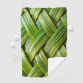 Groen vers bamboeweefsel golfhanddoek (Insitu)