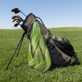 Groen vers bamboeweefsel golfhanddoek (Groen)