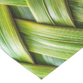 Groen vers bamboeweefsel lange tafelloper (Hoek)