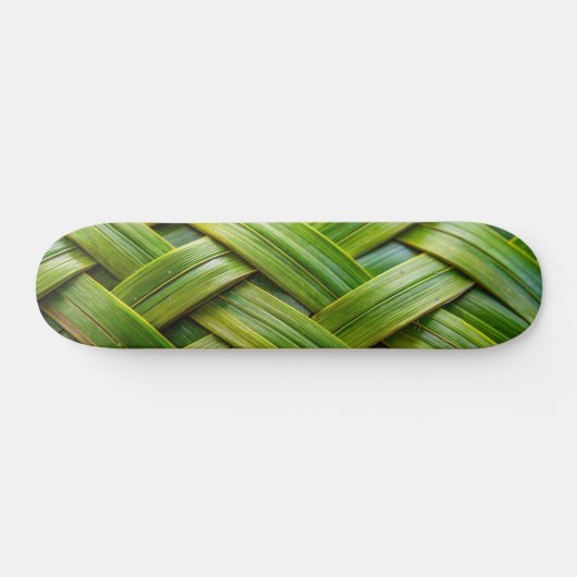 Groen vers bamboeweefsel persoonlijk skateboard (Horizontaal)