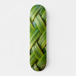 Groen vers bamboeweefsel persoonlijk skateboard