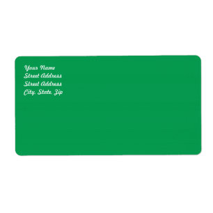 Groen verzendlabel