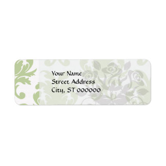 groen vet groot demaspatroon etiket