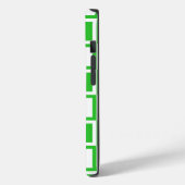 Groen Vet Vierkant Case-Mate iPhone Case (Achterkant / Links)