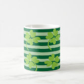 Groen vierbladige klaver St. Patrick's Day-patroon Koffiemok (Center)