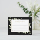 Groen Viering van het Leven Deel een Herinneringsk Briefkaart (Staand voorkant)