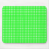 Groen vierkant netrooster muismat (Voorkant)