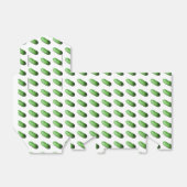 Groen vierkant (wintermeloen) bedankdoosjes (Uitgevouwen)