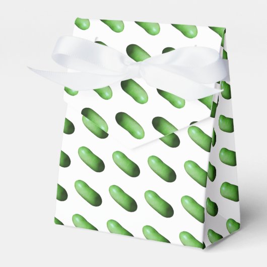 Groen vierkant (wintermeloen) bedankdoosjes (Voorkant Zijde)