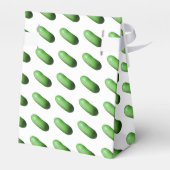 Groen vierkant (wintermeloen) bedankdoosjes (Achterkant)