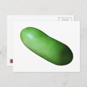 Groen vierkant (wintermeloen) briefkaart (Voorkant / Achterkant)