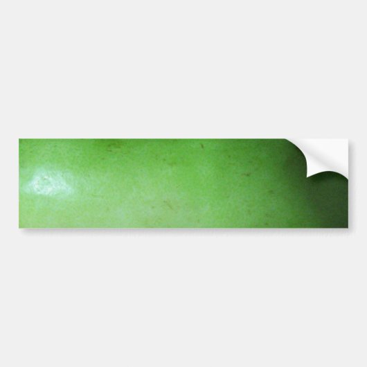 Groen vierkant (wintermeloen) bumpersticker (Voorkant)