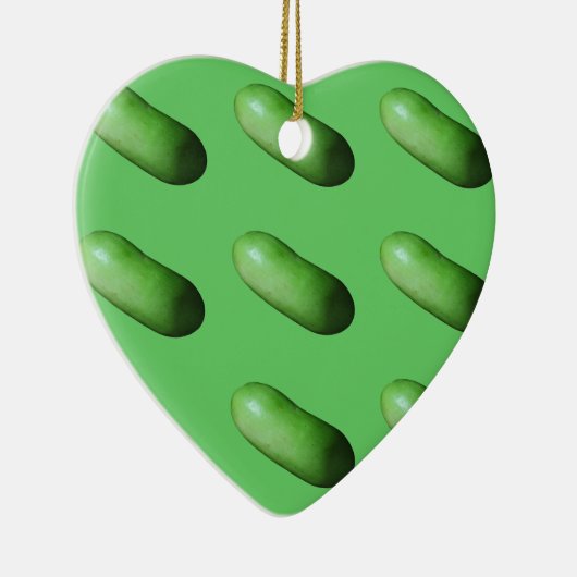 Groen vierkant (wintermeloen) keramisch ornament (Rechts)