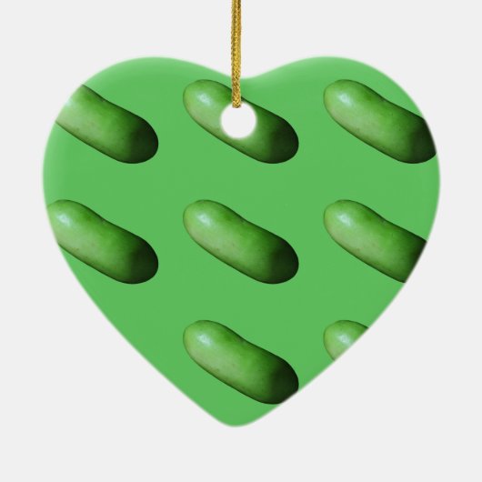 Groen vierkant (wintermeloen) keramisch ornament (Achterkant)