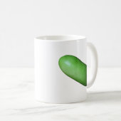 Groen vierkant (wintermeloen) koffiemok (Voorkant rechts)