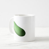 Groen vierkant (wintermeloen) koffiemok (Voorkant links)