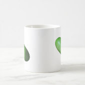 Groen vierkant (wintermeloen) koffiemok (Center)