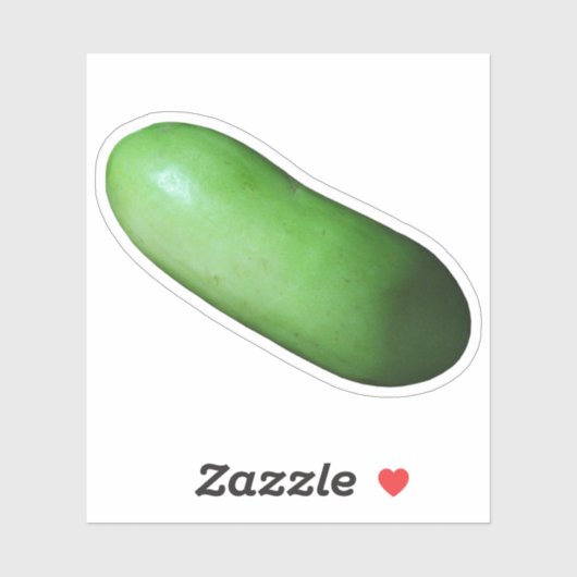 Groen vierkant (wintermeloen) sticker (Vel)