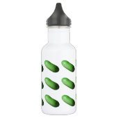 Groen vierkant (wintermeloen) waterfles  (Links)