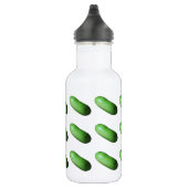 Groen vierkant (wintermeloen) waterfles  (Rechts)