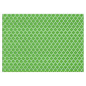 Groen vierledig klaverpatroon op kalkgroen tafelkleed (Voorkant (Horizontaal))