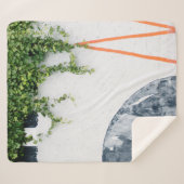 GROEN VINES OP DE WALL SHERPA DEKEN (Voorkant (horizontaal))
