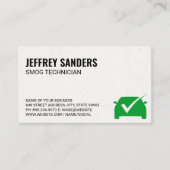 Groen vinkje | Autogarage Visitekaartje (Voorkant)