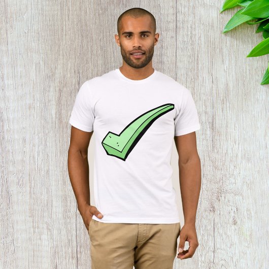 Groen vinkje Mannen T-shirt