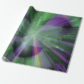 Groen Violet Mysterie Inpakpapier (Uitgerold)