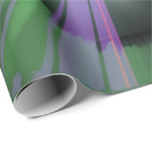 Groen Violet Mysterie Inpakpapier (Rol Hoek)