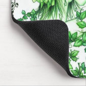 Groen visachtig muispad! muismat (Hoek)