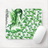 Groen visachtig muispad! muismat (Met muis)