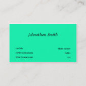 Groen Visitekaartje (Achterkant)