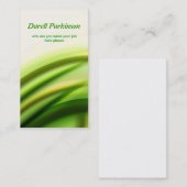 groen visitekaartje (Voorkant / Achterkant)
