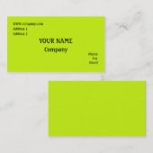 Groen Visitekaartje (Voorkant / Achterkant)