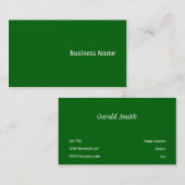 Groen Visitekaartje (Voorkant / Achterkant)