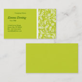 Groen Visitekaartje (Voorkant / Achterkant)