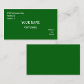 Groen Visitekaartje (Voorkant / Achterkant)