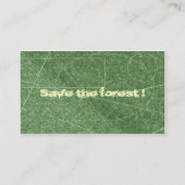 Groen Visitekaartje (Achterkant)