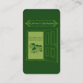 Groen Visitekaartje voor makelaars (Achterkant)