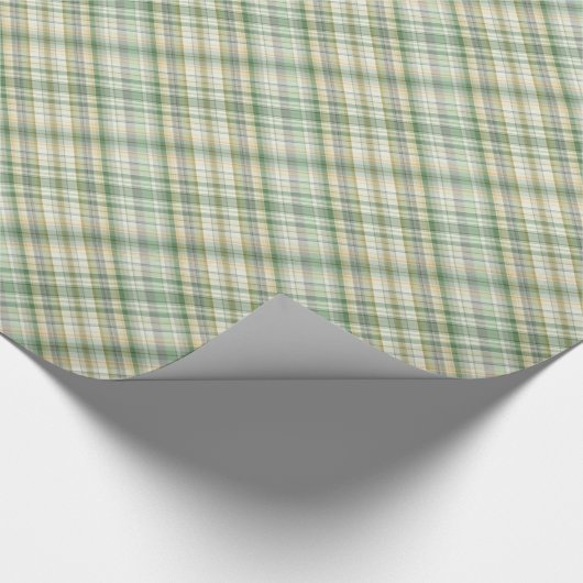 Groen vlakpatroon cadeaupapier (Hoek)