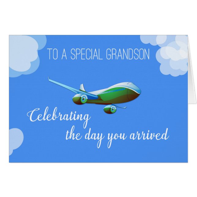 Groen vliegtuig voor overdag van het vliegtuig (Voorkant Horizontaal)