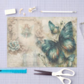  groen vlinder collage decoupage papier (Craft)