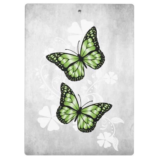 Groen vlinderklembord klembord (Achterkant)